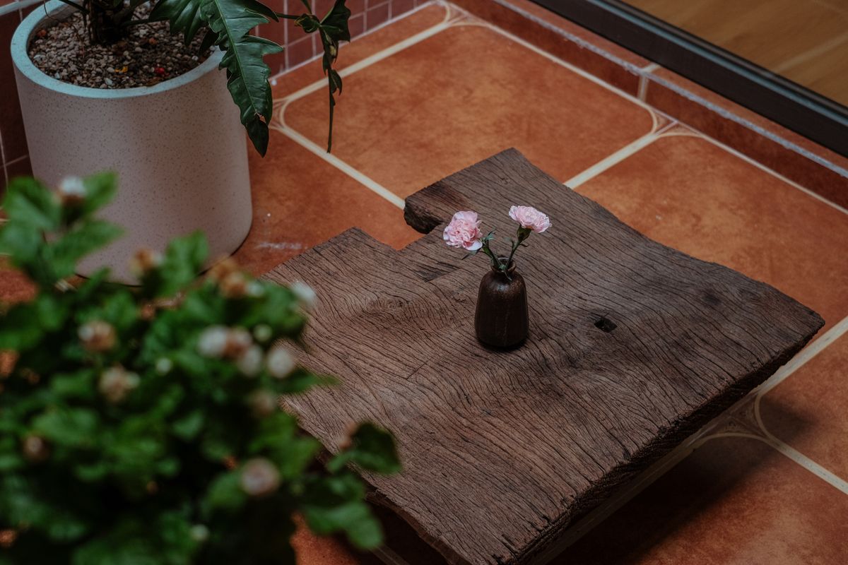 Brown vase